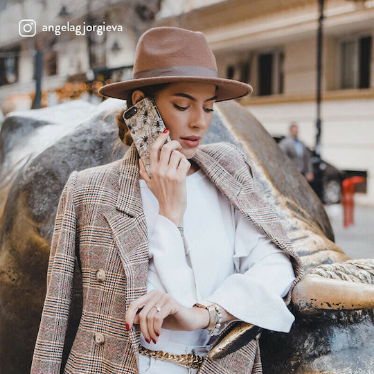 Burga Fashion Tough Back Cover Πλαστικό / Σιλικόνης Μπεζ (iPhone 13 Pro)