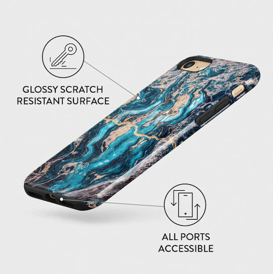 Burga Fashion Tough Back Cover Πλαστικό / Σιλικόνης Πολύχρωμο (iPhone SE 2022/2020)