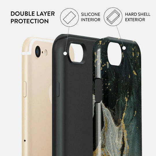 Burga Fashion Tough Back Cover Πλαστικό / Σιλικόνης Πολύχρωμο (iPhone SE 2022/2020)