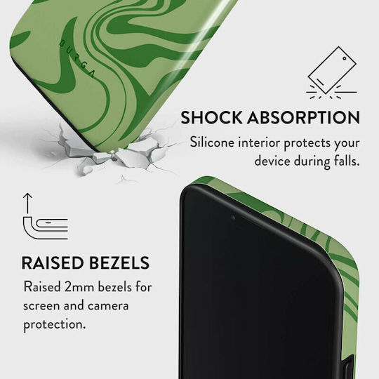 Burga Fashion Tough Back Cover Πλαστικό / Σιλικόνης Πράσινο (iPhone 13 Pro Max)