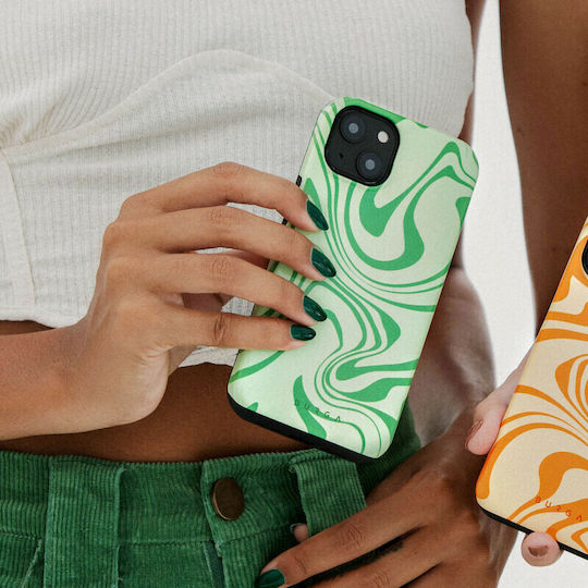 Burga Fashion Tough Back Cover Πλαστικό / Σιλικόνης Πράσινο (iPhone 13 Pro Max)