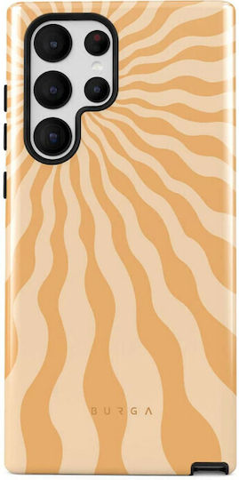 Burga Fashion Tough Back Cover Πλαστικό / Σιλικόνης Πορτοκαλί (Galaxy S22 Ultra 5G)