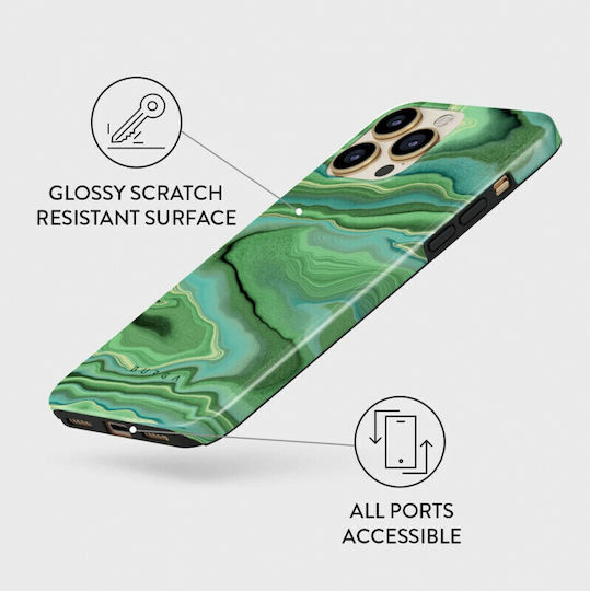Burga Fashion Tough Back Cover Plastic / Silicone Green (iPhone 13 Pro)