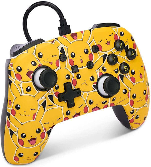 PowerA Enhanced Wired Gamepad for Switch Pikachu Moods