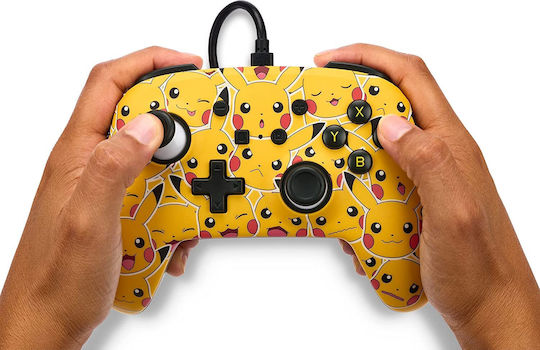 PowerA Enhanced Wired Gamepad for Switch Pikachu Moods