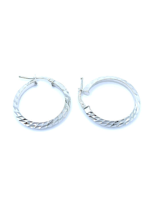 PS Silver Earrings Hoops made of Silver