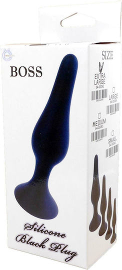Boss Of Toys Πρωκτική Σφήνα Medium Μαύρη