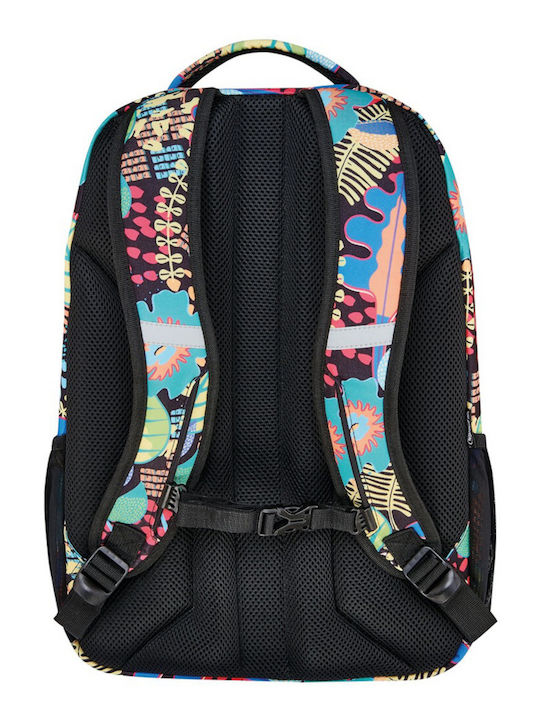 Herlitz Freestyle Jungle School Backpack Junior High-High School Multicolour with Water Bottle Holder 27litre