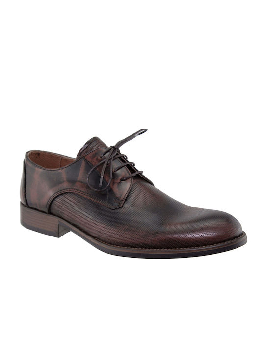 Antonio Shoes Men's Leather Casual Shoes Brown