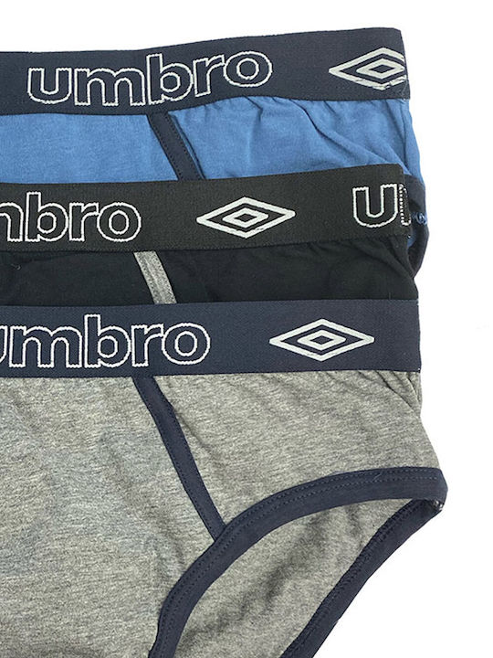 Umbro Herren Slips Mehrfarbig 3Packung