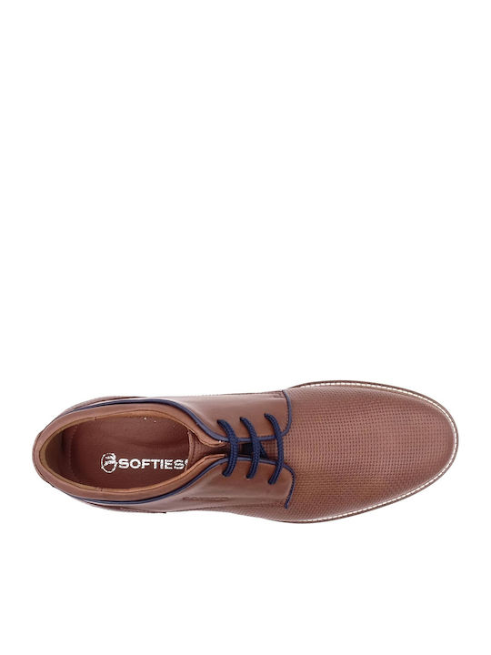 Men's Leather Casual Shoes Tabac Brown