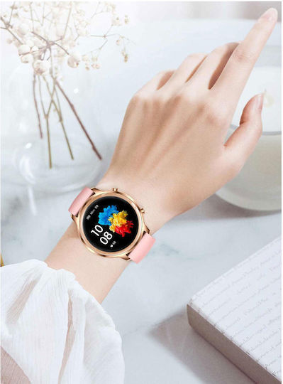 Jaga JS16 Smartwatch mit Pulsmesser (Rosa)