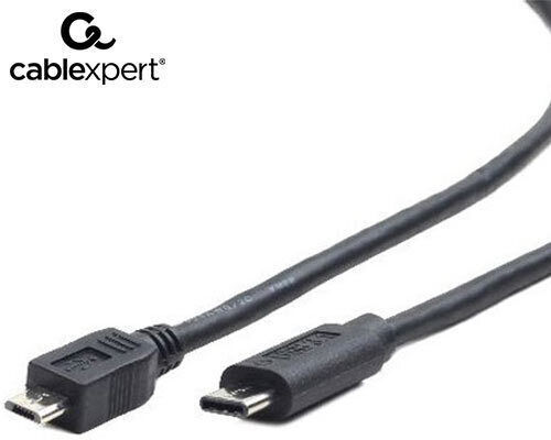 Cablexpert USB 2.0 Cable USB-C male - micro USB-B 36W Μαύρο 1.8m CCP-USB2-mBMCM-6