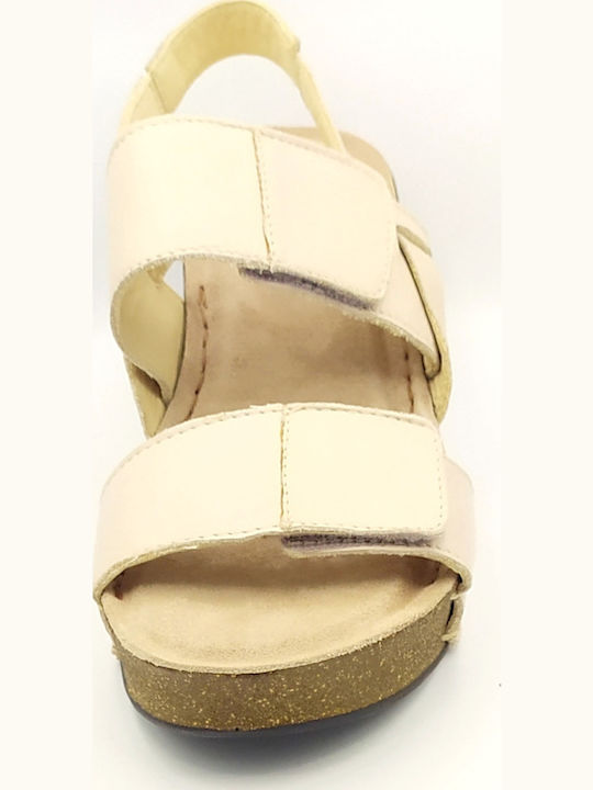 Anatomische Damenplattformen Beige
