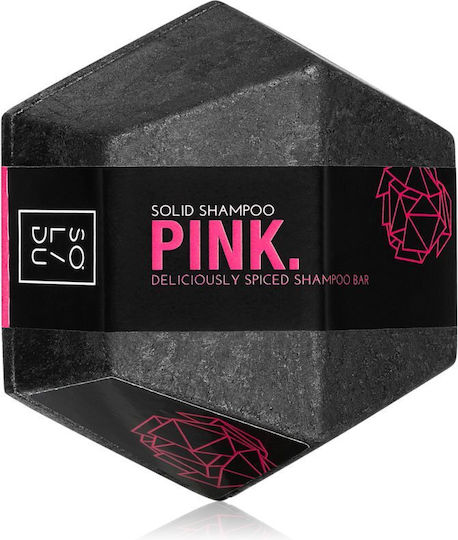 Solidu Pink Solide Shampoos für Alle Haartypen 65gr