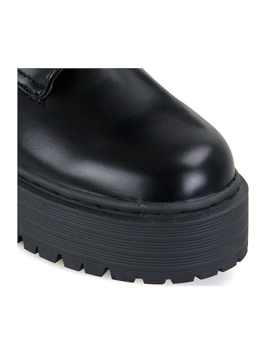 Women's Boots with Laces Black