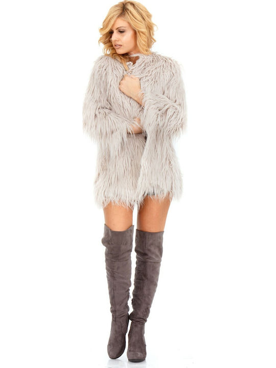 Дамска кожухарка Сив JKT-650 (GRY)