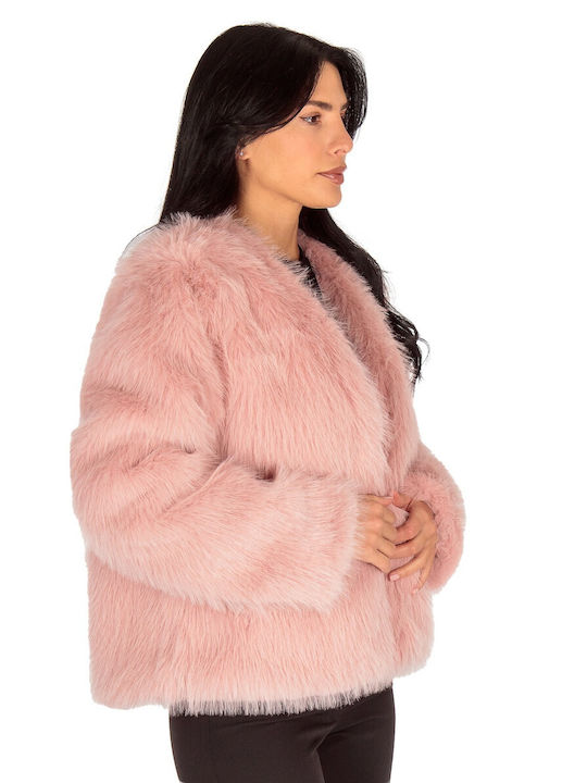 Silia D Women's Short Fur Pink