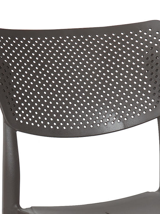 Outdoor-Stuhl Polypropylen Ignite Gray 44x53x84εκ.