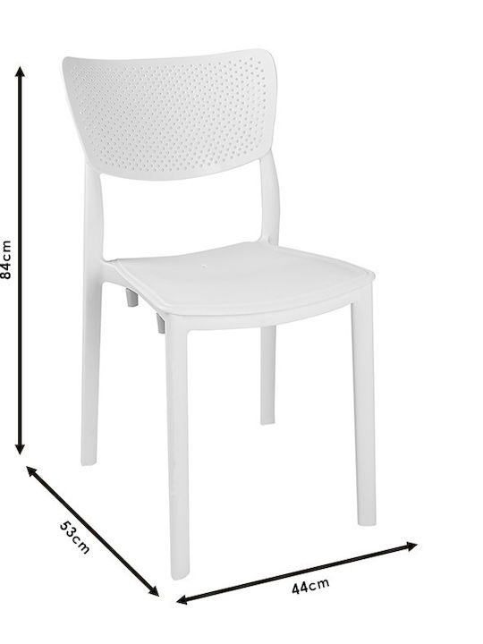 Outdoor-Stuhl Polypropylen Ignite Gray 44x53x84εκ.