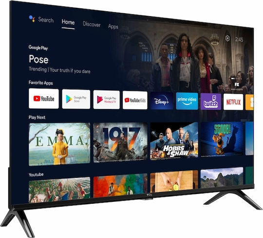 TCL Smart Τηλεόραση 32" HD Ready LED S54 HDR (2023) 32S5400A