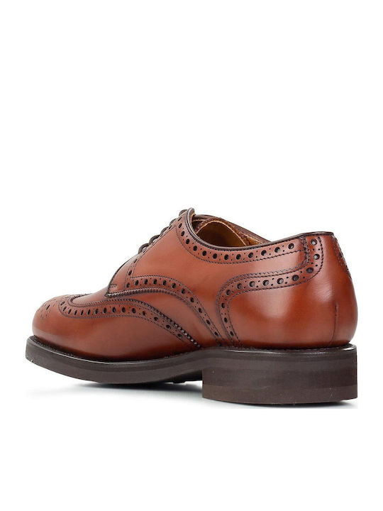 Leder Herren Mokassins in Tabac Braun Farbe