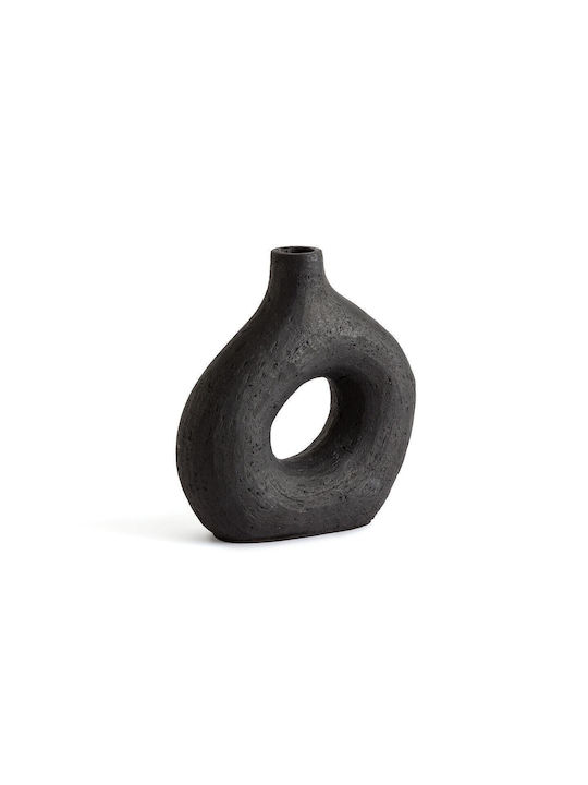 La Redoute Interieurs Διακοσμητικό Βάζο Keramik Schwarz 23.8x8.6x25cm 1Stück