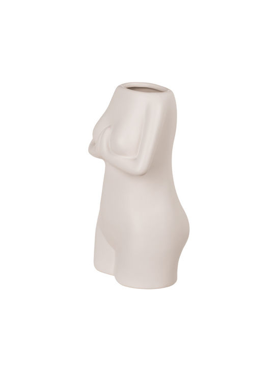 Out of the Blue Vază Decorativă Ceramică Body Albă Φ6.3xÎ10.9cm