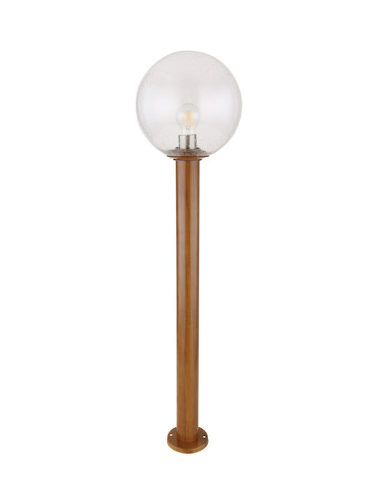 Globo Lighting Lampa Posta Pentru Exterior 15W IP44 Cu Bază De Bec E27 Maro