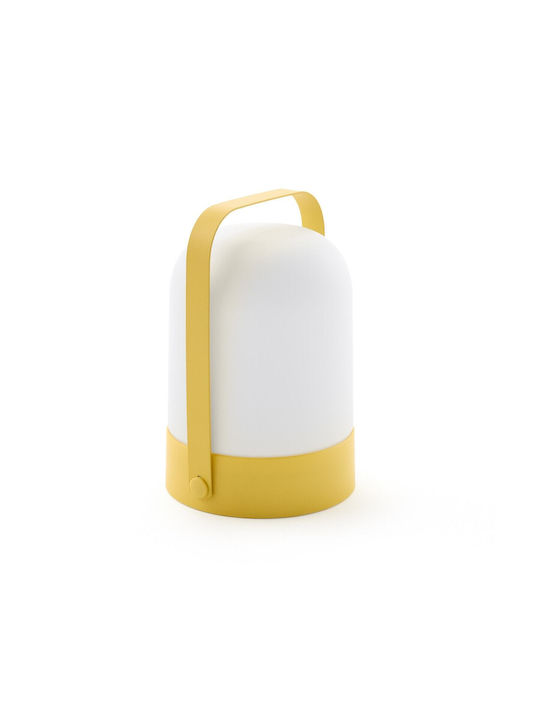 La Redoute Interieurs Outdoor Floor Lamp with Warm White Light IP44 Yellow
