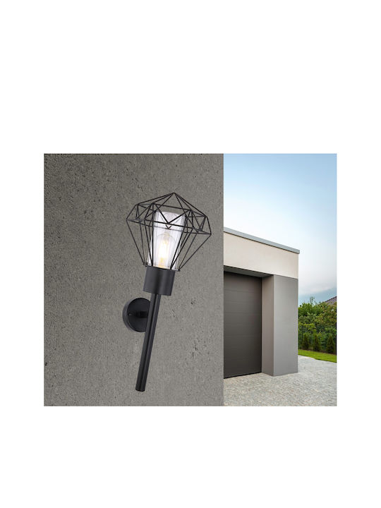 Globo Lighting Επιτοίχιο Εξωτερικό Φαναράκι E27 IP44