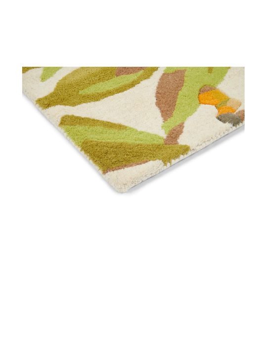 Harlequin Lucrat manual Covor Rectangular Din lână Porumb verde