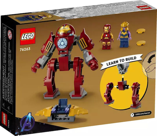 LEGO Marvel Iron Man Hulkbuster vs. Thanos pentru 4+ Ani