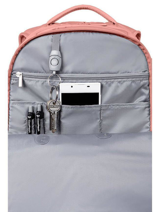 Coolpack Force Σχολική Τσάντα Πλάτης Γυμνασίου - Λυκείου Ροζ