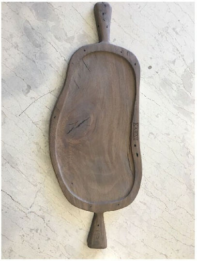 Nakaro Wood Сервираща платка с дръжка Дърво 75x35бр 1бр