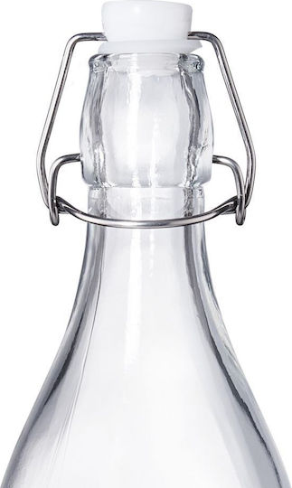 Butlers Μπουκάλι Νερού Γυάλινο με Κλιπ Διάφανο 1000ml