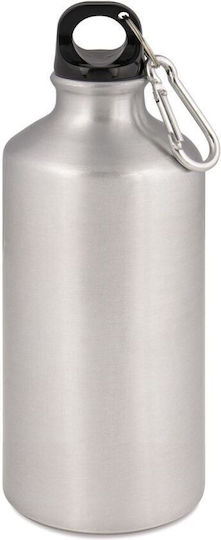 Koupakoupa Kids Water Bottle Super Mario Aluminium with Pop-Up Cap Silver 500ml