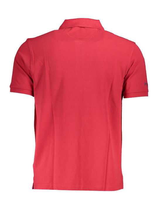 La Martina Herren Kurzarmshirt Polo Rot