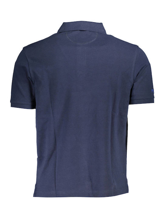 La Martina Herren Kurzarmshirt Polo Marineblau