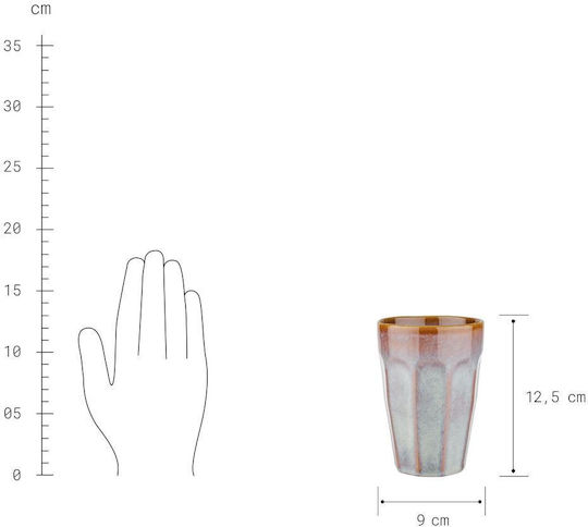 Butlers Pahar Cafea / Freddo Ceramic Maro 330ml
