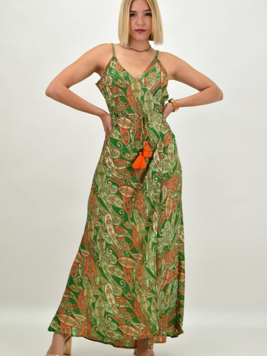 Potre Summer Maxi Dress Green