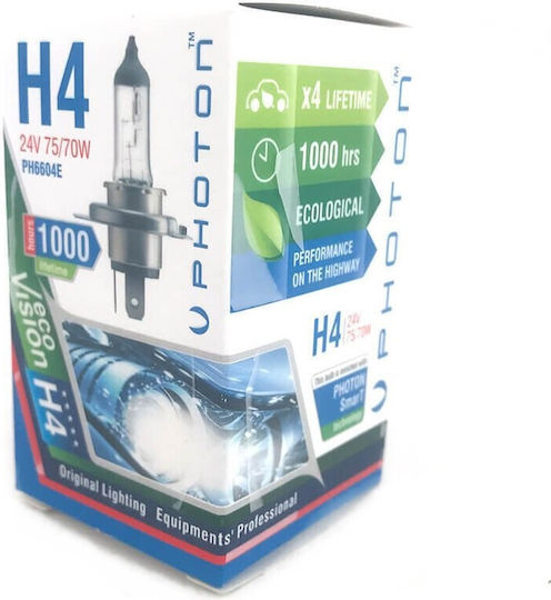 Photon Лампи Автомобила & Мотоциклета H4 LED 24V 70W 1бр