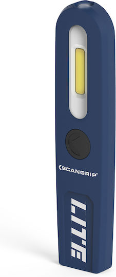 Scangrip Rechargeable Flashlight LED IP20 with Maximum Brightness 200lm
