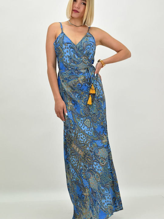 Potre Summer Maxi Dress Blue