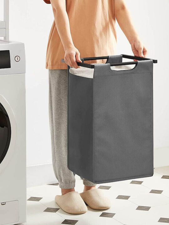 Vasagle Laundry Basket Fabric 96l 73x33x72cm Brown / Grey