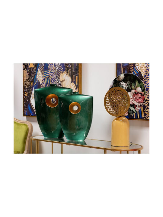 Garpe Vază Decorativă Ceramică Verde 27x12x38cm 1buc