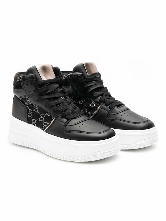 Malesa Femei Flatforms Sneakers Negre