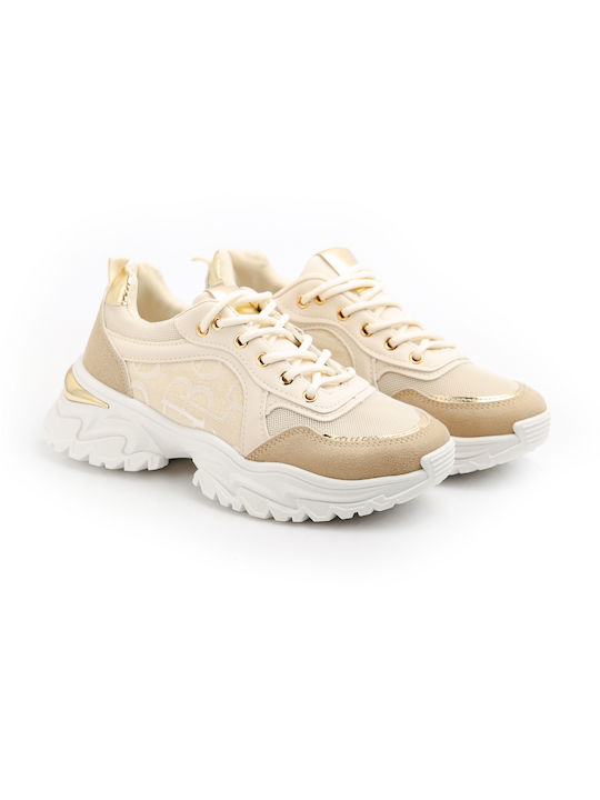 Malesa Chunky Sneakers Beige