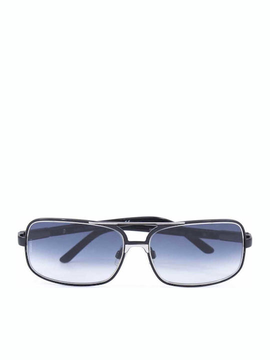 Dolce & Gabbana Men's Sunglasses with Black Metal Frame and Gray Gradient Lens DG2048 0478G