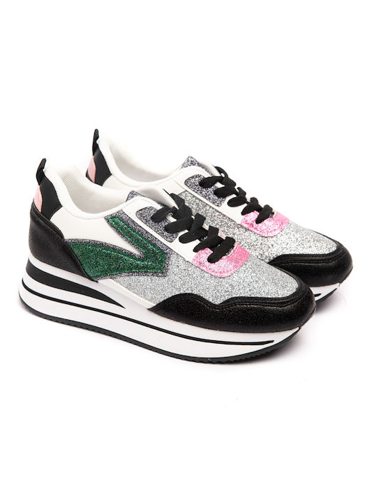 Malesa Femei Flatforms Sneakers Multicolor